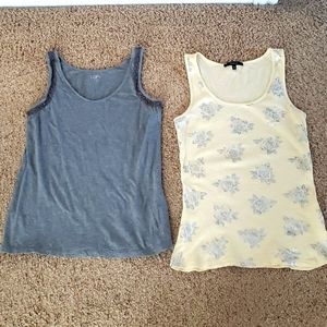 Pair of Cotton Tank Tops from Express and Loft